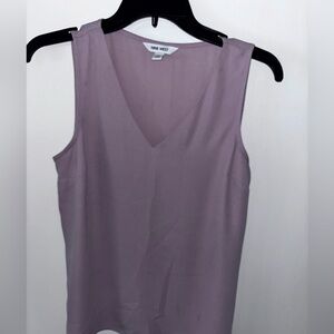 Nine West Lavender V-Neck Tank Top